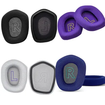 1 זוג בד רשת כריות אוזניים כיסוי עבור Logitech G733 אוזניות החלפת EarPads אוזניות קצף כרית לבן שחור כחול סגול
