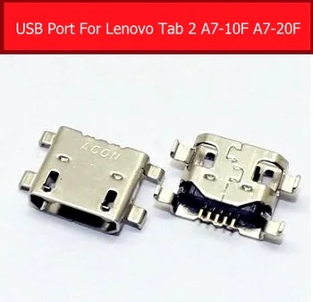 100% אמיתי מטען USB ג ' ק שקע עבור Lenovo TAB 2 A7-20F A7-ל10-אף תורגם תאריך יציאת טעינה USB חריץ חלקי חילוף
