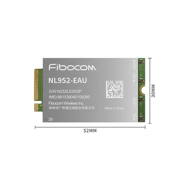 100% מקורי חדש Fibocom NL952-EAU M2 4G Cat12 600Mbps מודול אלחוטי עבור אסיה, אירופה, אוסטרליה