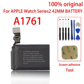 100% מקוריים 42mm סוללה עבור אפל שעונים סדרה 2 סדרה 2 A1761 (2st דור) סוללות Bateria