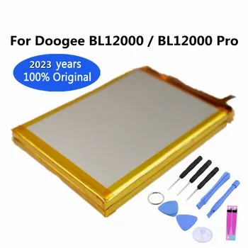 100% מקוריים BL12000 סוללה עבור Doogee BL12000 / BL12000 Pro 12000mAh חלקי טלפון סוללת גיבוי + כלים + מספר מעקב