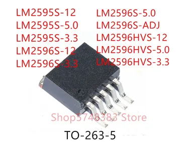 10PCS LM2595S-12 LM2595S-5.0 LM2595S-3.3 LM2596S-12 LM2596S-3.3 LM2596S-5.0 LM2596S-ADJ LM2596HVS-12 LM2596HVS-5.0 LM2596HVS-3.3