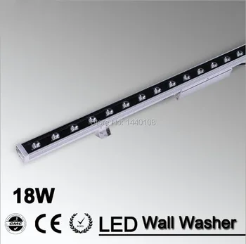 10pcs/הרבה Fedex DHL כיכר הצפה חיצונית 18W LED מכונת כביסת הקיר נוף אור לשטוף את המנורה 110v 120v 220v 230v 240v