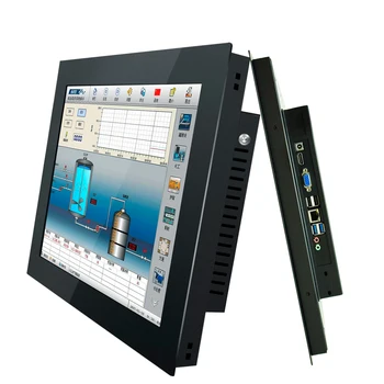 15.6 אינץ Mini Tablet PC אבזם משובץ בקרה תעשייתית כל אחד ב-מחשב עם מסך מגע Resistive על Win10 Pro/Linux