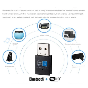 150Mbps Bluetooth 4.0 USB 2.4 G נסיעה חינם Wifi מתאם עבור מחשב נייד מחשב שולחני