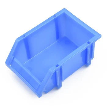 1pc Stackable פלסטיק חומרה חלקים תיבות אחסון רכיב ברגי תיבת כלי סיווג התיק סדנת סחורות מדפי אחסון