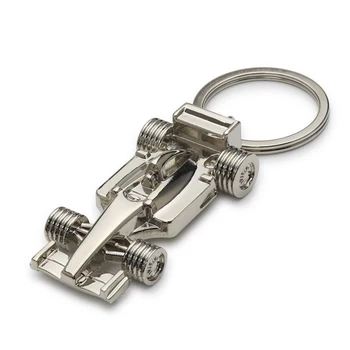 1Pc אופנה המתכות מירוץ מחזיק מפתחות יצירתי הרכב סגסוגת תליון מפתח שקית אביזרים
