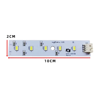 1pcs/מקרר בחדר קר אור LED הרצועה תאורה מתאים סמסונג DA41-00519B LM41-00020B DC12V 10 ס 