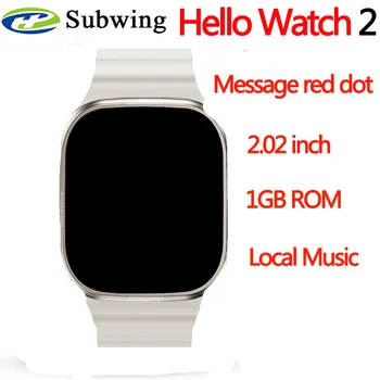 2.02 אינץ ' שלום לצפות 2 שעון חכם H11 אולטרה משודרג טעינה אלחוטית Bluetooth לקרוא אנשים סדרה 8 NFC נשים Smartwatch
