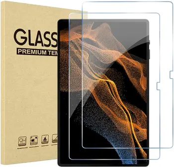 2 Pack מזג זכוכית סרט הגנת חומת מגן מסך עבור Samsung Galaxy Tab S8 אולטרה 14.6 אינץ 2022 SM-X900 SM-X906