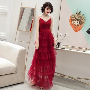 2019 הסקסי החדש קלע תחרה חלולה לפתוח בחזרה שמלת ערב סינית החתונה טוסט שמלה שיפור צ ' יפאו Vestidos גודל S-XXL