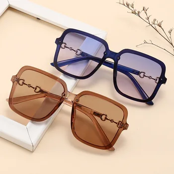 2022 אופנה וינטג משקפיים נשים מסגרת מרובעת משקפי שמש נסיעות מקוטב מותג עיצוב אנטי-אולטרה סגול UV400 מזדמן משקפי שמש