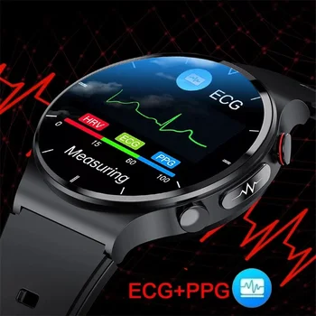 2022 חדש ECGPPG שעון חכם גברים לחץ דם קצב לב שעונים IP68, עמיד למים כושר גשש אדם Smartwatch עבור אנדרואיד ios