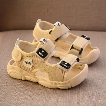2022 קיץ נעלי ילדים בנים סוליות רכות חוף נעלי תינוק זכר Baotou אנטי-בעיטה של ילדים סנדלים Princepard סנדלי קיץ