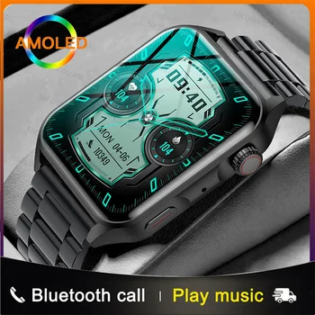 2023 חדש NFC Smartwatch גברים AMOLED HD מסך הצג תמיד את הזמן Bluetooth שיחה IP68, עמיד למים שעון חכם נשים Xiaomi