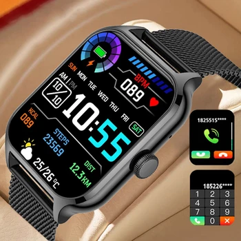 2023 חדש לנשים Smartwatch Bluetooth קורא קצב הלב החמצן בדם גשש ספורט שעון חכם נשים גברים עבור IOS Androird עבור Xiaomi