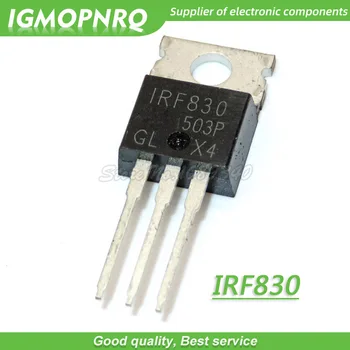 20pcs IRF830 IRF830PBF ל-220 MOSFET N-צ ' אן 500V 4.5 אמפר מקורי חדש