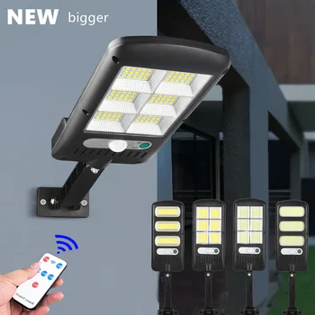 213LED מנופחים חכם סולארית מנורת LED חיישן תנועה חיצוני וול אור עמיד למים עבור וילה מרפסת גן סולארית מנורות רחוב