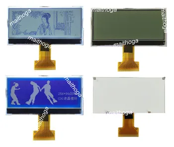 26PIN LCM שיניים 25696 מסך LCD ST75256 בקר לבן/כחול עם תאורה אחורית I2C/מקביל/ממשק SPI