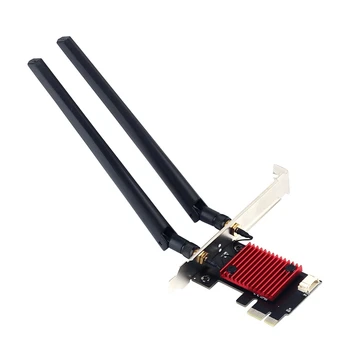 2974Mbps WIFI6 AX200 PCI-E Wireless Wifi מתאם החלפה 2.4 G-5Ghz Dual Band כרטיס רשת Bluetooth 5.2 Desktop כרטיס רשת