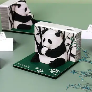 3D נייר, גילוף המחברת יצירתי מתנה נייר אישיות נייר דביק גילוף בעבודת יד הערה קישוטים סטריאוסקופית כרטיסי T9R0