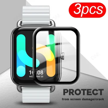 3PCS מגן מסך עבור Haylou RS4 בנוסף Smartwatch סרט מגן על Haylou RS4 לצפות כיסוי מלא סרט מגן לא זכוכית