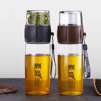 400ML פלסטיק ספורט, בקבוק מים, תה Infuser בקבוק נייד קונג פו קומקום תה סיני מסננת עבור נסיעות חיצונית חדר כושר כושר