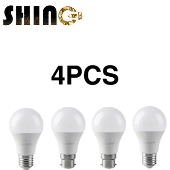 4pcs מנורות LED A60 9W E27 B22 נורת LED חיסכון באנרגית מנורה עבור המשרד הביתי עיצוב פנים תאורה עבור הסלון