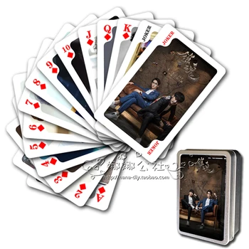 54 יח/להגדיר השומר 'אן ז' אן ההוני קלפי פוקר ז ' ו Yilong & באי-יו אופי אוסף משחק קלפים, משחק קלפים אוהדים מתנות