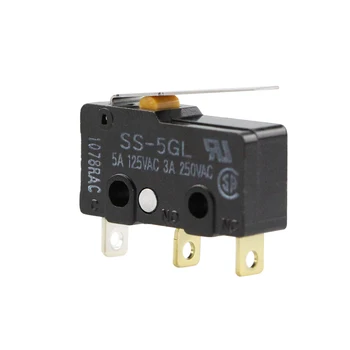 5pcs/lot להגביל Micro Switch OMRON ה-אס. אס 5GL 5A 125V 1.47 N מדפסות 3D חלקים 3א מיני לחצן העכבר לדאוג החלק נחושת אביזרים