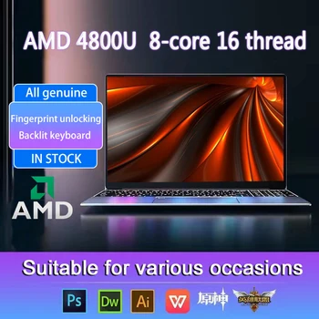 8 ליבות 16 אשכולות Ram 36GB Rom SSD 2TB מתכת המחשב 5G Wifi Bluetooth AMD Ryzen 7 4800U Windows 10 11 Pro המשחקים IPS נייד