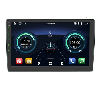 9/10 אינץ אנדרואיד רדיו במכונית 2din עם Apple Carplay אנדרואיד אוטומטי ניווט GPS WiFi אלחוטית ראי קישור בקרת הגה