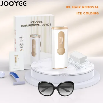 9 רמות IPL הסרת שיער 999900 הבזקי לייזר Epilator קרח קירור הביתה מכשיר הפנים השחי נשק ביקיני depilador עבור גברים, נשים,