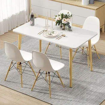Aoliviya Sh החדש שולחן האוכל בבית דירות קטן הנורדי, שולחנות אוכל וכיסאות להגדיר מודרני פשוטה שולחן האוכל