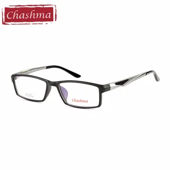 Chashma מותג TR90 מסגרת אלומיניום מגנזיום מקדש האביב ציר אופנה מסגרת מלאה משקפיים סגנון ספורט מסגרות משקפיים לגברים