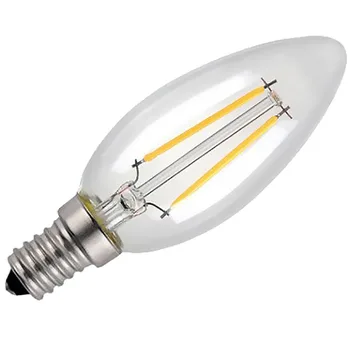 E14 2W אדיסון צ ' יף נימה רטרו LED אור הנר/להבה הנורה מנורת נברשת