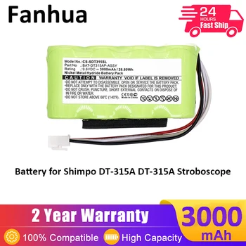 Fabhua סוללה עבור Shimpo DT-315A DT-315A Stroboscope 9.6 v 3000mAh / 28.80 מ-עטלף DT315AP-ASSY בת-DT315A/P