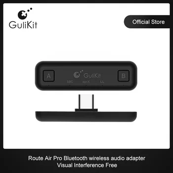GuliKit NS07 נתיב אוויר Bluetooth מתאם האודיו האלחוטי NS07 Pro Type-C משדר נינטנדו מתג NS OLED PS4 PS5 PC