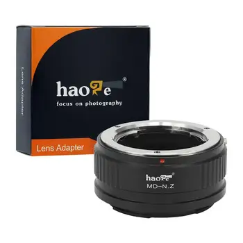 Haoge ידנית עדשת הר מתאם עבור Minolta MD עדשה לניקון Z הר המצלמה כגון Z6 Z7