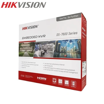Hikvision תעודות-7616NXI-I2/16P/X NVR חכם Analytics 16CH 12MP,8MP,5MP מצלמת IP DeepinMind סדרה NVR