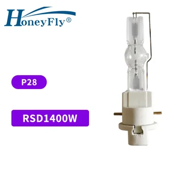 HoneyFly מתכת Halogenide דיספרוסיום המנורה RSD1400W PGJX36 220V P28 6000k הליד מתכת הנורה כמוסה תחליף HTI 1400W