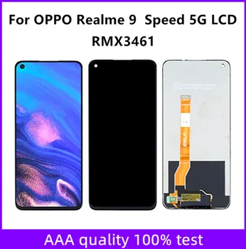 IPS 6.6 אינץ ' חדש עבור OPPO Realme 9 מהירות 5G RMX3461 LCD מסך מגע החלפת רכיב דיגיטלי מסך הרכבה חיישן