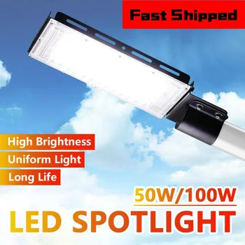 LED מבול אור 100W/200W זרקור Led אלומיניום תאורת IP65 עמיד למים 220V מנורה חיצונית רחוב תאורת גן 3000K-6000K