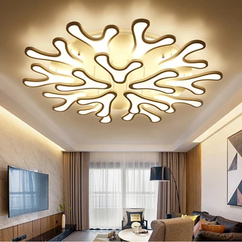 LED מודרנית נברשת אורות התקרה נברשות תאורה פנימית לעיצוב הבית מנורה חיה חדר האוכל מטבח מתקן אור