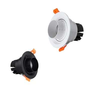LED ניתן לעמעום מוטבע להתמקד זום מנורת תקרה 15-60 מעלות קוב 7W9W12W15W18W20W רקע קיר קלח downlight AC85-265V