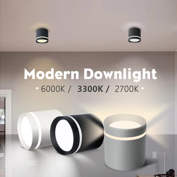 MARPOU מודרני downlight led עבור הסלון 220V 18W downlights ספוט led מנורת תקרה תקרה נקודות תאורה פנימית הביתה