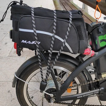 MTB אופני המזוודות מנשא נשלף גומייה אופניים מטען מתלים קשורות רצועות גומי החבל/מזוודה הלהקה עם ווים מפלסטיק