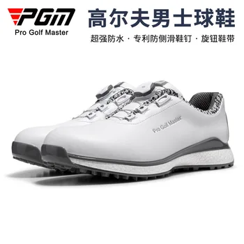 PGM חדש גולף נעלי גברים של נעלי כדורגל ידית שרוכים פופקורן באמצע הבלעדי רך הבלעדי נעלי ספורט נעליים עמיד למים