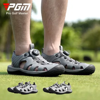 PGM קיץ חיצונית גברים נעלי גולף סופר לנשימה גולף ספורט סנדלים אלסטי נעלי EVA זכר אנטי להחליק קוצים הנעלה 41-46