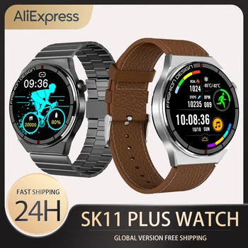 PYLV SK11 פלוס, שעון חכם גברים, נשים, עסקים Bluetooth קורא NFC HD מסך גדול ספורט בריא ניטור שעון יד לxiaomi